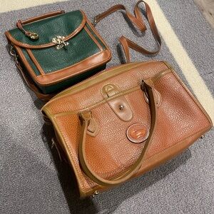 Dooney & Bourke Leather Handbags - Green and Brown